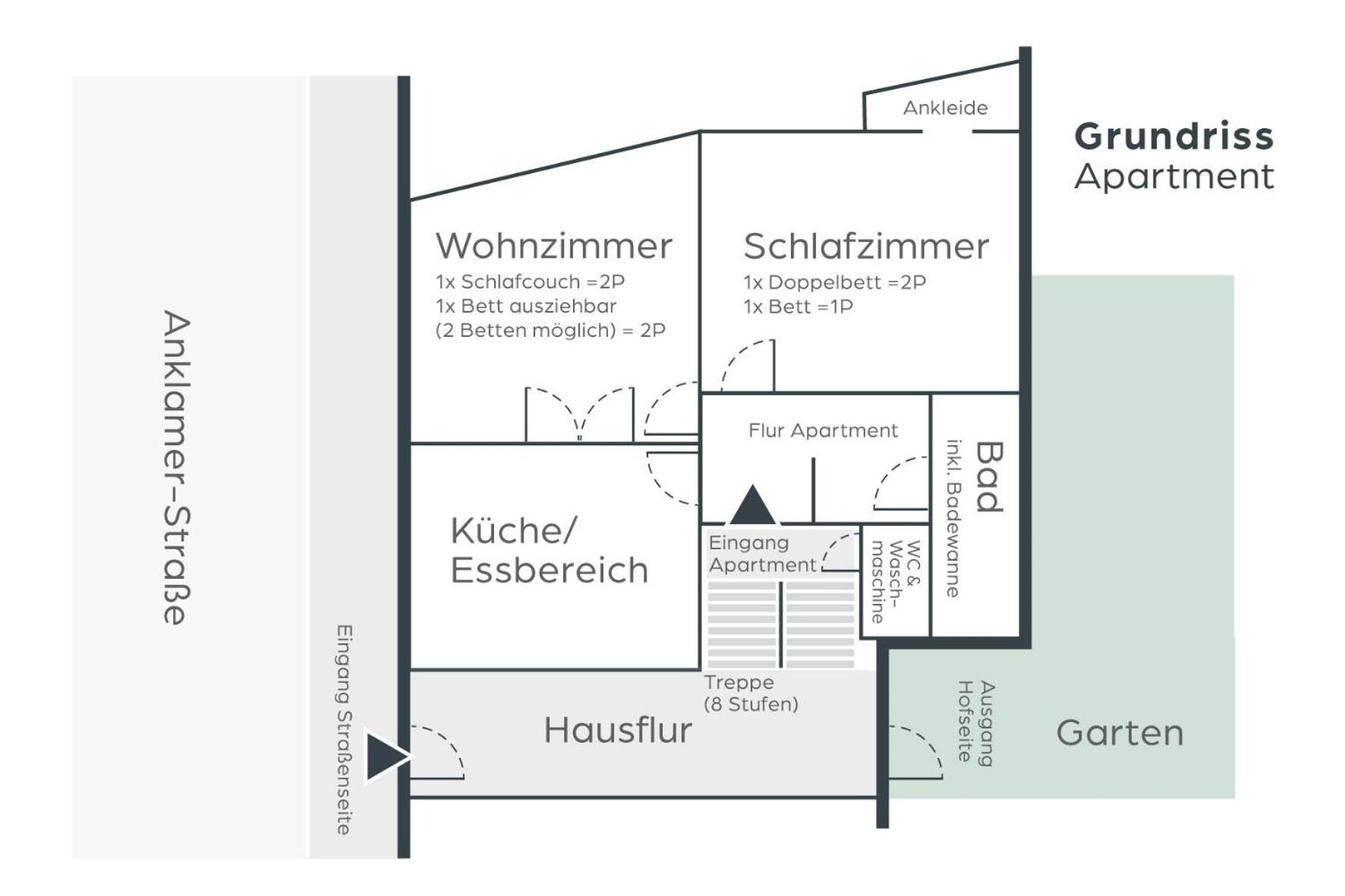 Charmanter Altbau Zwischen Altstadt Und Klinikum Mit Parkplatz 그라이프스발트 외부 사진